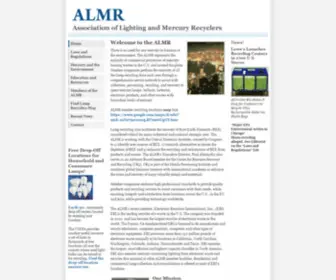 ALMR.org(ASSOCIATION OF LIGHTING AND MERCURY RECYCLERS) Screenshot