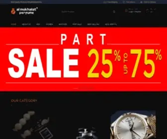 Almukhalatperfume.com(Al Mukhalat Perfume) Screenshot