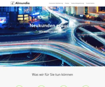 Almundia.ch(Our campaigns deliver) Screenshot