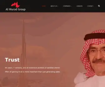 Almuradgroup.com(Al Murad Group) Screenshot