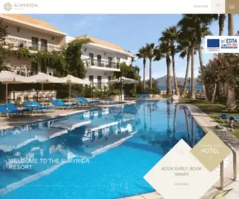 Almyridaresort.com(Almyrida Resort) Screenshot