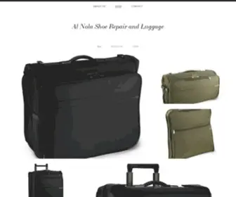 Alnolashoerepair.com(Al Nola Shoe Repair & Luggage) Screenshot