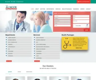 Alnoorclinics.com(Al Noor Poly Clinic) Screenshot