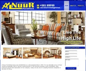 Alnuurfurnishinggroup.com(ALnuur Furnishing Group) Screenshot