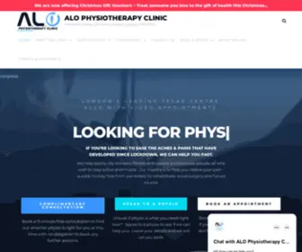 Alo-PHysiotherapy.co.uk(Alo Physiotherapy) Screenshot