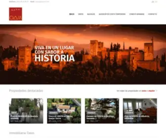 Aloasis.com(Inmobiliaria Oasis) Screenshot