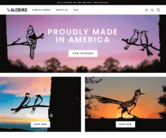 Alobird.com(Metal Birds for your backyard) Screenshot