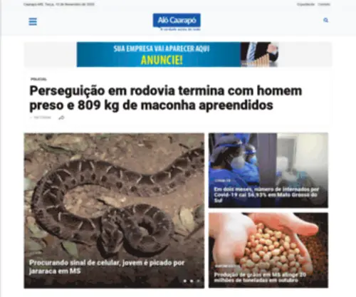 Alocaarapo.com.br(Notícias de Caarapó) Screenshot