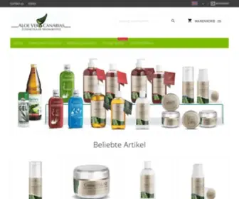 Aloe-Canarias.de(Aloe Info Center S.L) Screenshot