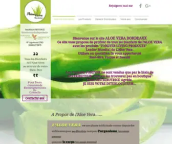 Aloe-Vera-Bordeaux.fr(Aloe Vera Bordeaux) Screenshot