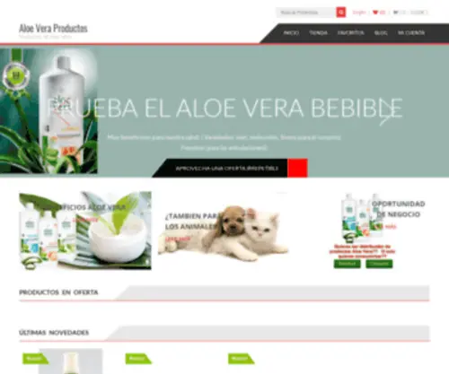 Aloe-Vera-Productos.com.es(Aloe Vera Productos) Screenshot