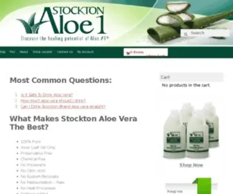 Aloe1.com(Haley Nutrition) Screenshot