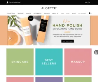 Aloettecosmetics.com(Aloette Cosmetics) Screenshot