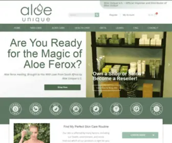 Aloeunique.us(Aloe Unique U.S) Screenshot