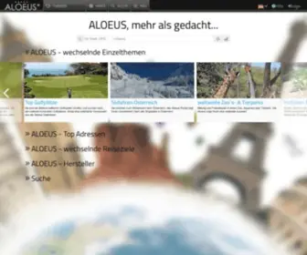 Aloeus.de(ALOEUS, mehr als gedacht) Screenshot