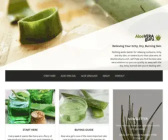 Aloeveraguru.com(We Can Help You Find The Best Aloe Vera Gel) Screenshot