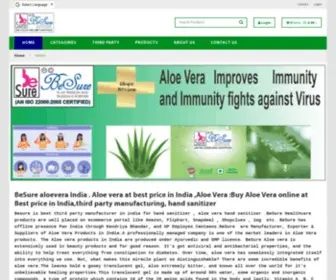 Aloeveraindia.com(Aloevera) Screenshot