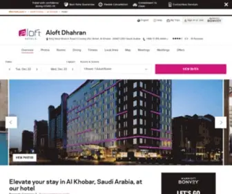 Aloftdhahran.com(Al Khobar Hotels in Saudi Arabia) Screenshot