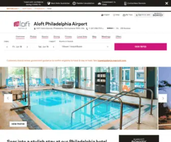 Aloftphiladelphiaairport.com(Philadelphia Airport Hotels near South Philadelphia) Screenshot