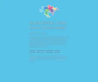 Aloha-Editor.org(Aloha Editor) Screenshot