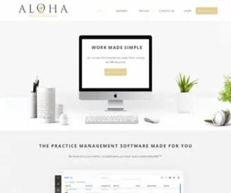 Alohaaba.com(Best aba therapy practice management software) Screenshot