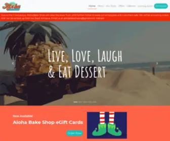 Alohabakeshop.com(Aloha Bake Shop) Screenshot