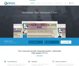 Alohaber.com(Mevzuat Makale ve Ekonomi Haberleri) Screenshot