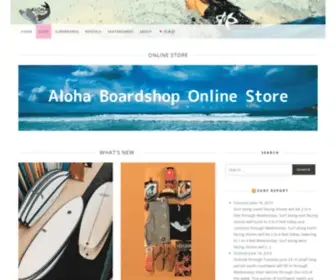 Alohaboardshop.com(Aloha Boardshop) Screenshot