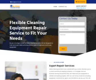 Alohacleaningsystems.com(Aloha Cleaning Systems) Screenshot