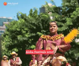 Alohafestivals.com(Aloha Festivals) Screenshot