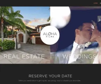 Alohafilms.com(Wedding Videographer) Screenshot