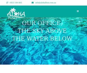 Alohafloat.com.au(Floating Water Mat) Screenshot