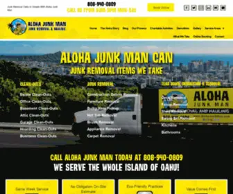 Alohajunkman.com(Aloha Junk Man) Screenshot