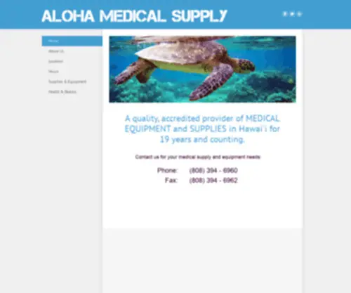 Alohamedicalsupply.com(Aloha Medical Supply) Screenshot