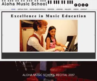 Alohamusicschool.com(HOME) Screenshot