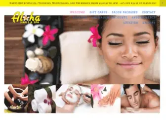 Alohanailsspa.com(Aloha Nails & Spa) Screenshot