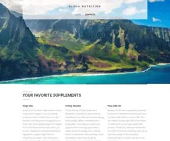 Alohanutrition.net(Alhoa Nutrition) Screenshot