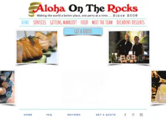 Alohaontherocks.com(Aloha-on-the-rocks) Screenshot