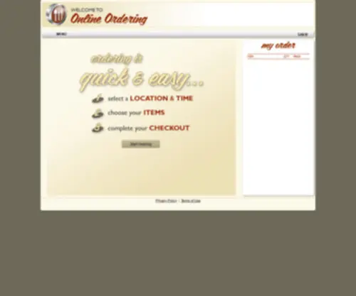 Alohaorderonline.com(Aloha Online Ordering) Screenshot