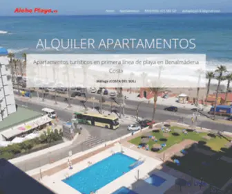 Alohaplaya.es(Alquiler de Apartamentos en la Costa del Sol) Screenshot