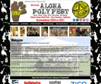 Alohapolyfest.com(Aloha Poly Fest) Screenshot