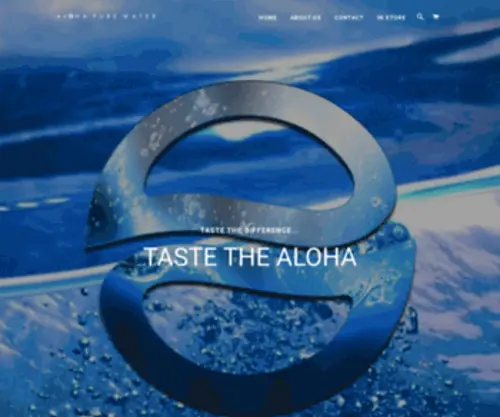 Alohapurewater.com(Aloha Pure Water) Screenshot