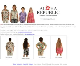 Aloharepublic.com(Aloha) Screenshot