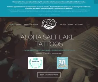 Alohasaltlaketattoos.com(Aloha Salt Lake Tattoos) Screenshot