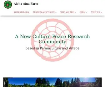 Alohasaltspring.com(Aloha Aina Farm) Screenshot