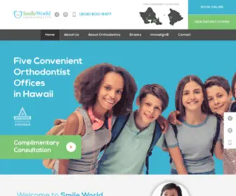 AlohasmileWorld.com(Orthodontist Honolulu Hawaii) Screenshot