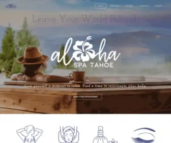 Alohaspatahoe.com(ALOHA SPA TAHOE) Screenshot