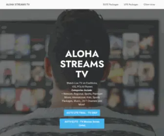 Alohastreams.tv(Aloha Streams TV) Screenshot