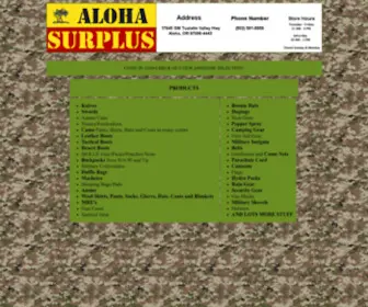 Alohasurplus.com(Alohasurplus) Screenshot