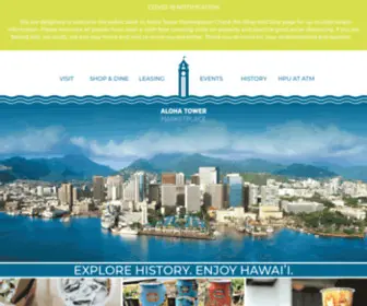 Alohatower.com(Aloha Tower Marketplace) Screenshot